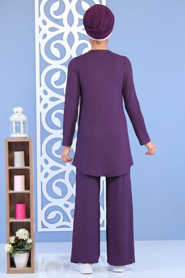 Tunik Pantolon Mor - 02 7132 Mor - 7132 MOR