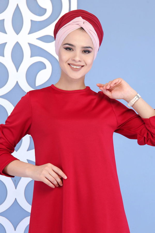 Tunik Pantolon Bordo - 02 7143 Bordo - 7143