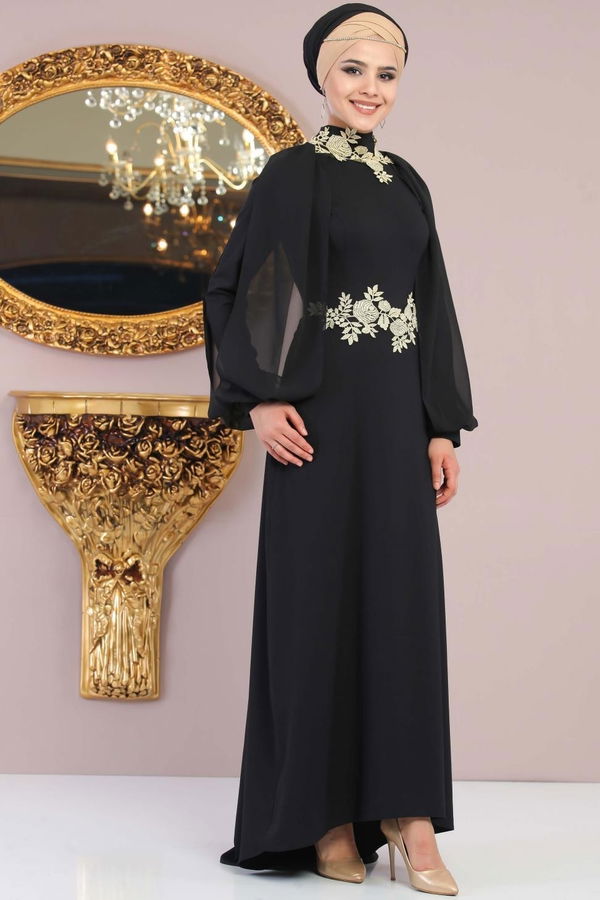 Elbise Siyah  Siyah - 1138