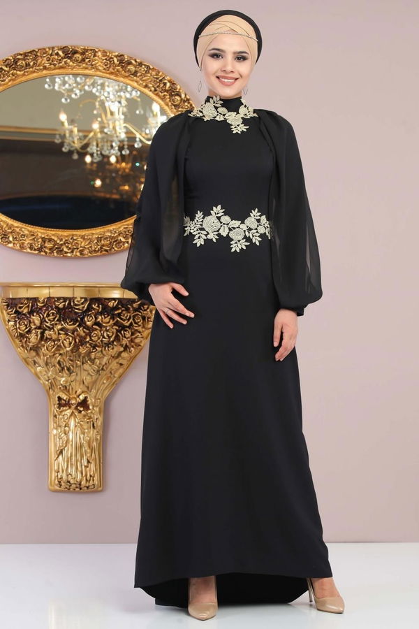Elbise Siyah  Siyah - 1138