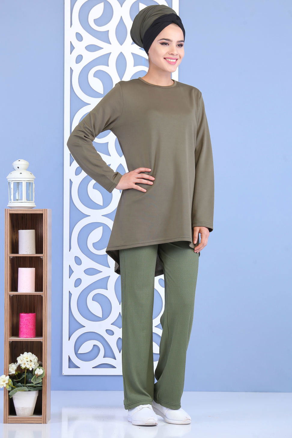 Tunik Pantolon Haki - 02 7150 Haki - 7150