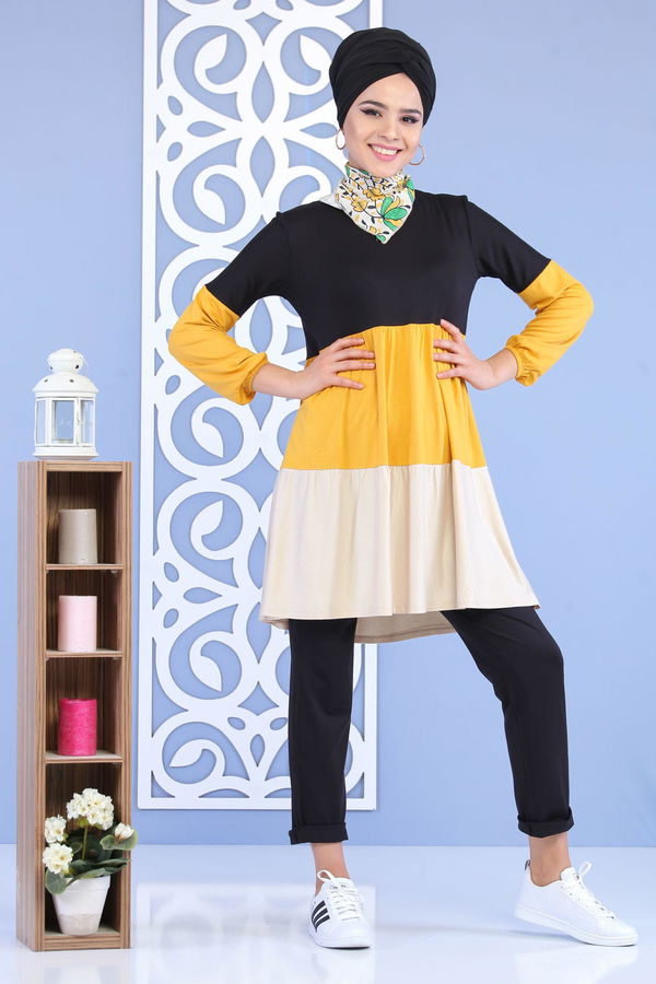 Tunik Pantolon Siyah - 02 7159 Siyah - 7159