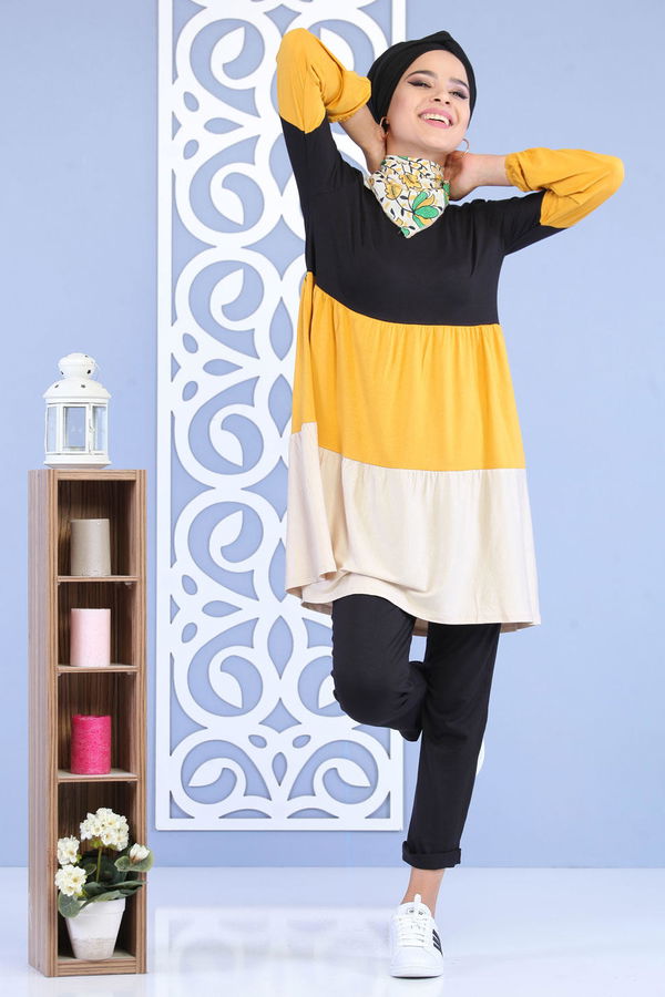 Tunik Pantolon Siyah - 02 7159 Siyah - 7159