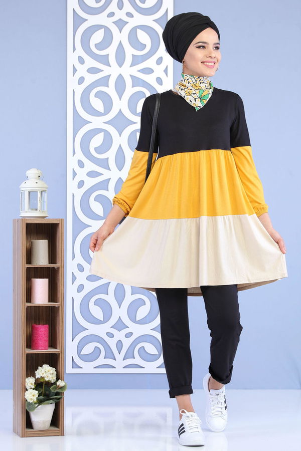Tunik Pantolon Siyah - 02 7159 Siyah - 7159