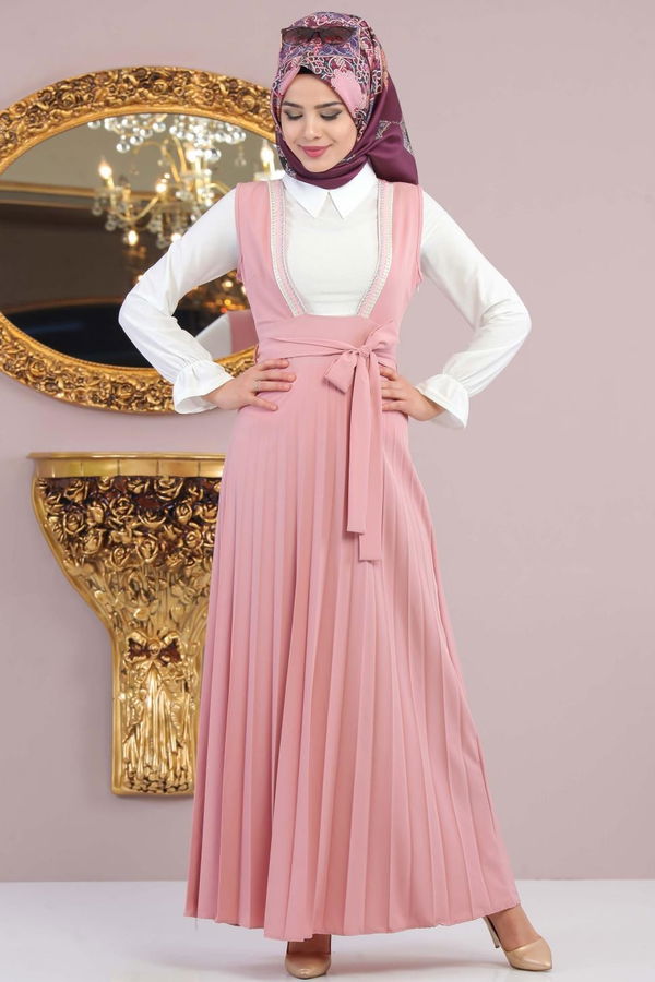 Pliseli Jile Pudra - 02 1128 Pembe - 1128