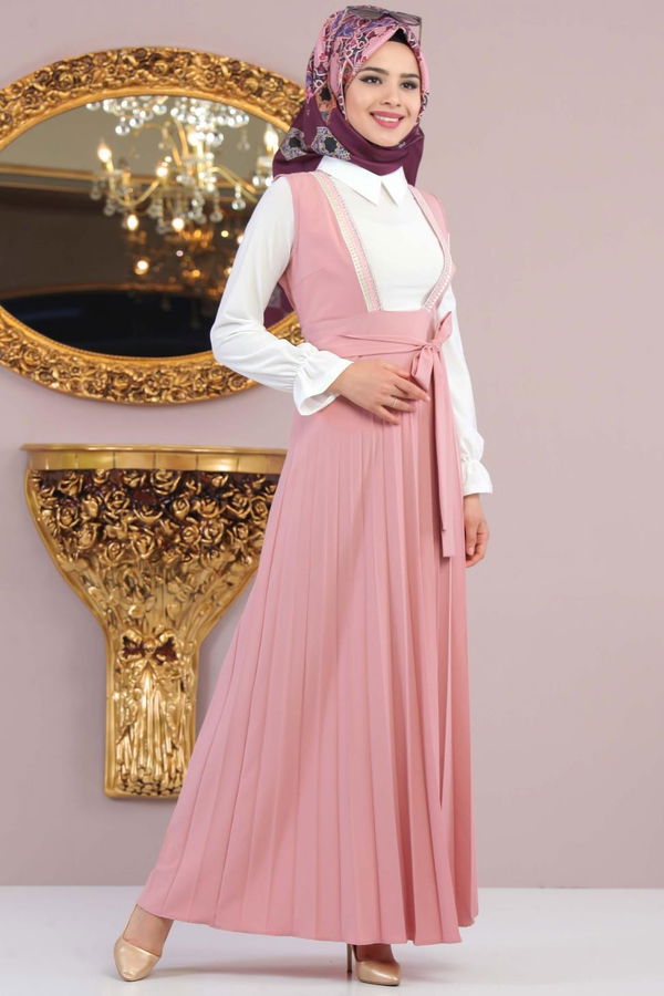 Pliseli Jile Pudra - 02 1128 Pembe - 1128