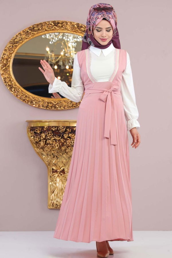 Pliseli Jile Pudra - 02 1128 Pembe - 1128