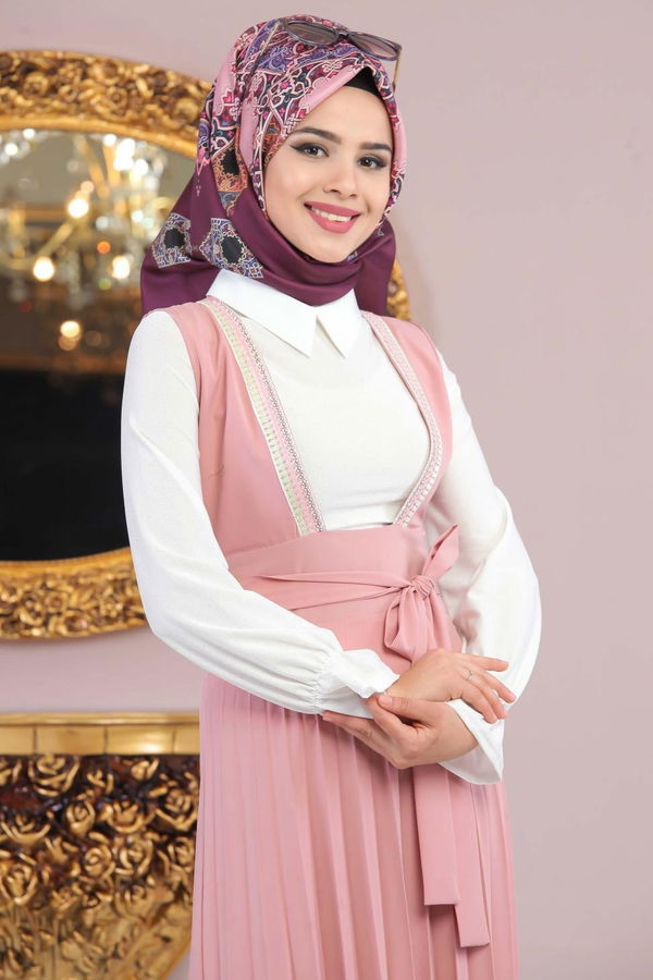 Pliseli Jile Pudra - 02 1128 Pembe - 1128