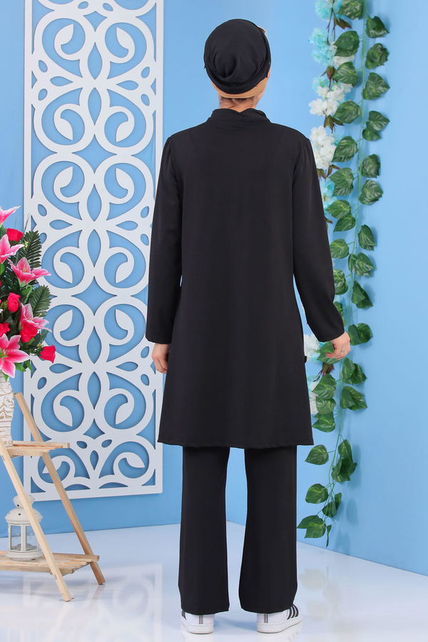 Tunik Pantolon Kombin Siyah - 02 6888 Siyah - 6888