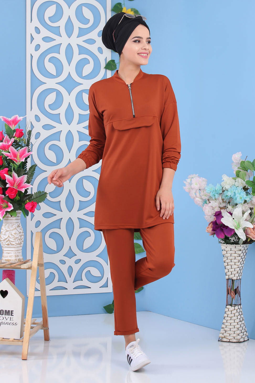 Tunik Pantolon Kiremit - 02 7195 Kiremit - 7195 KİREMİT