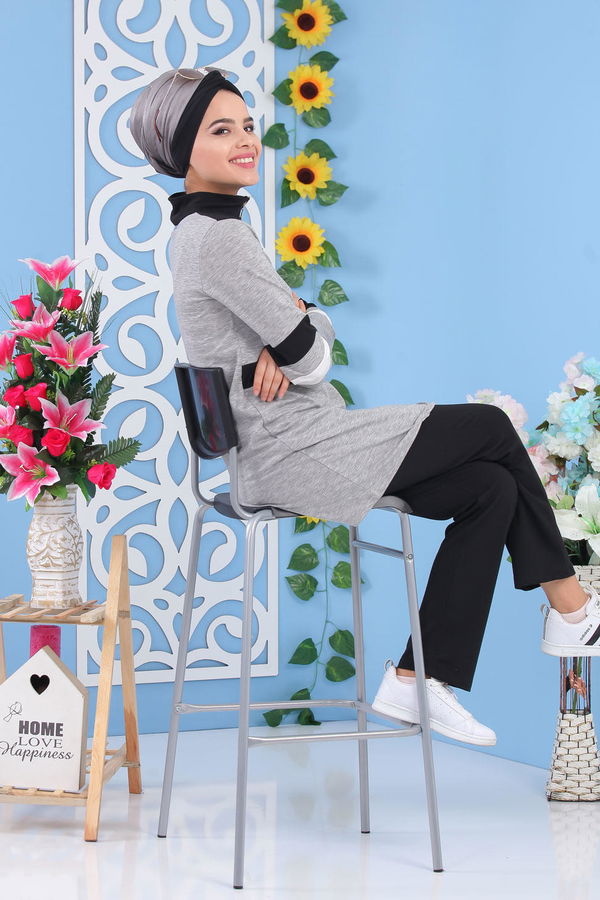 Tunik Pantolon Gri - 02 5131 Gri - 5131