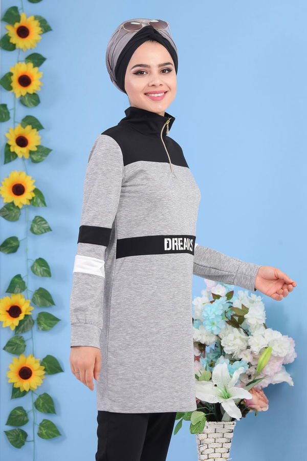 Tunik Pantolon Gri - 02 5131 Gri - 5131