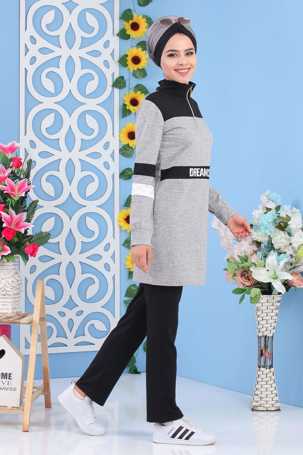 Tunik Pantolon Gri - 02 5131 Gri - 5131