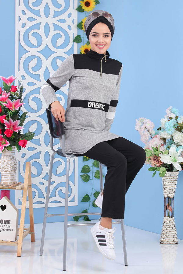 Tunik Pantolon Gri - 02 5131 Gri - 5131