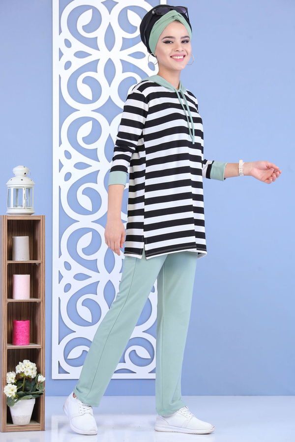 Tunik Pantolon Takım Haki Yeşil - 5133