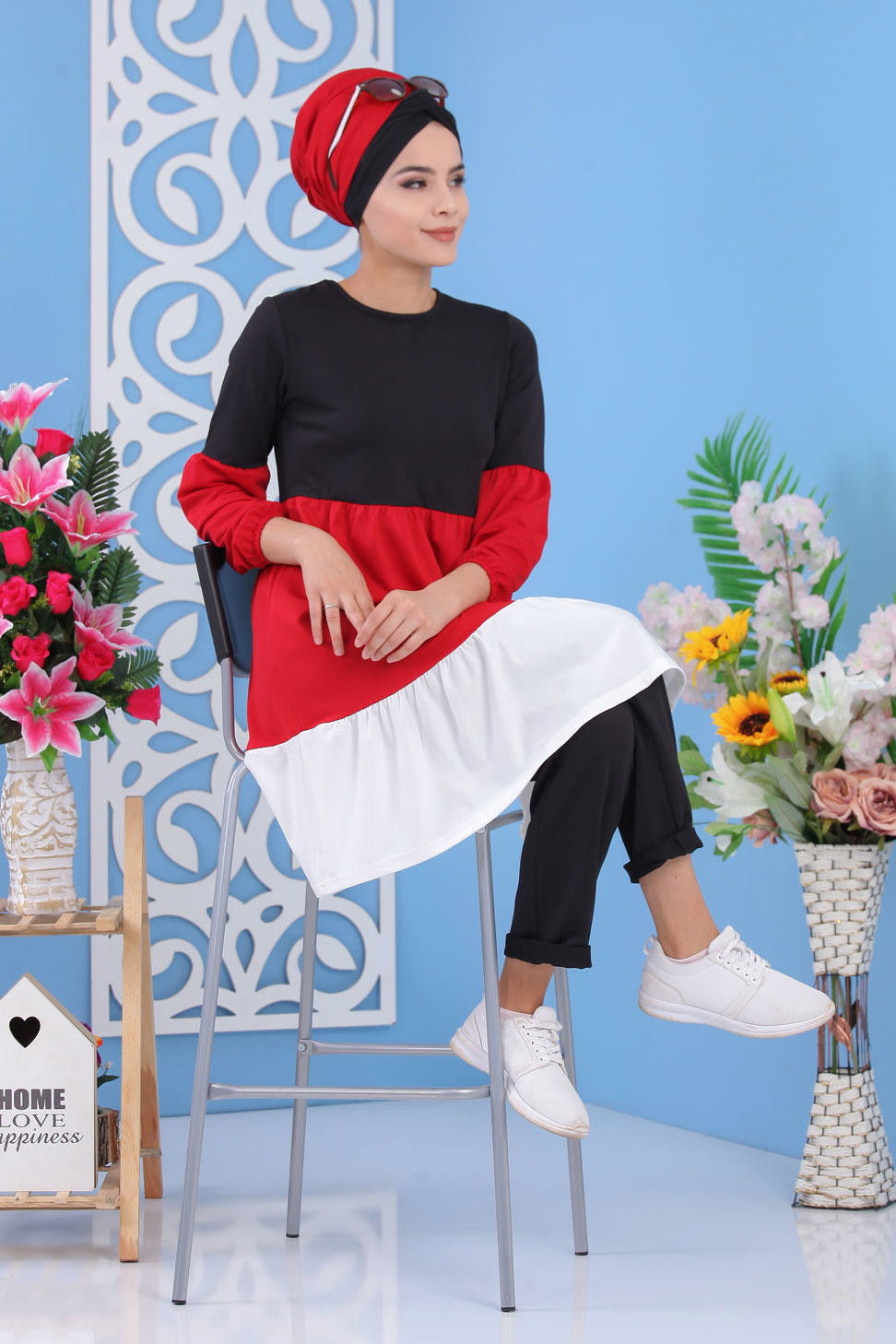 Tunik Pantolon Siyah - 02 7245 Siyah - 7245