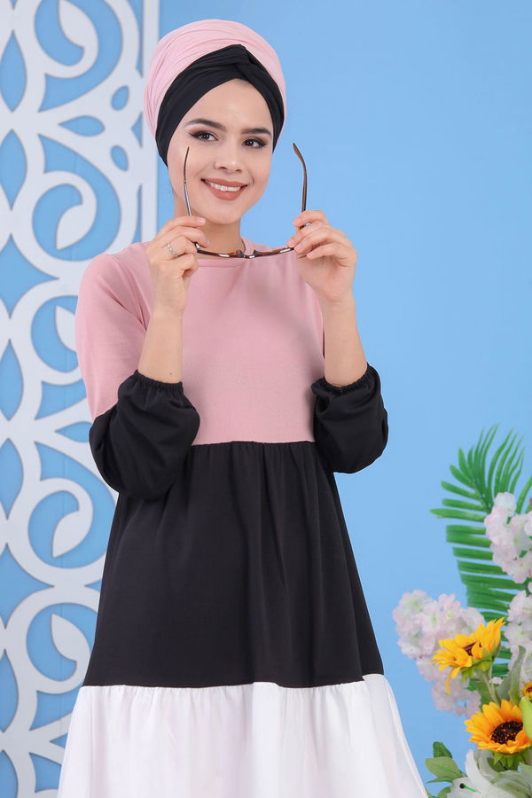 Tunik Pantolon Pudra - 02 7245 Pembe - 7245