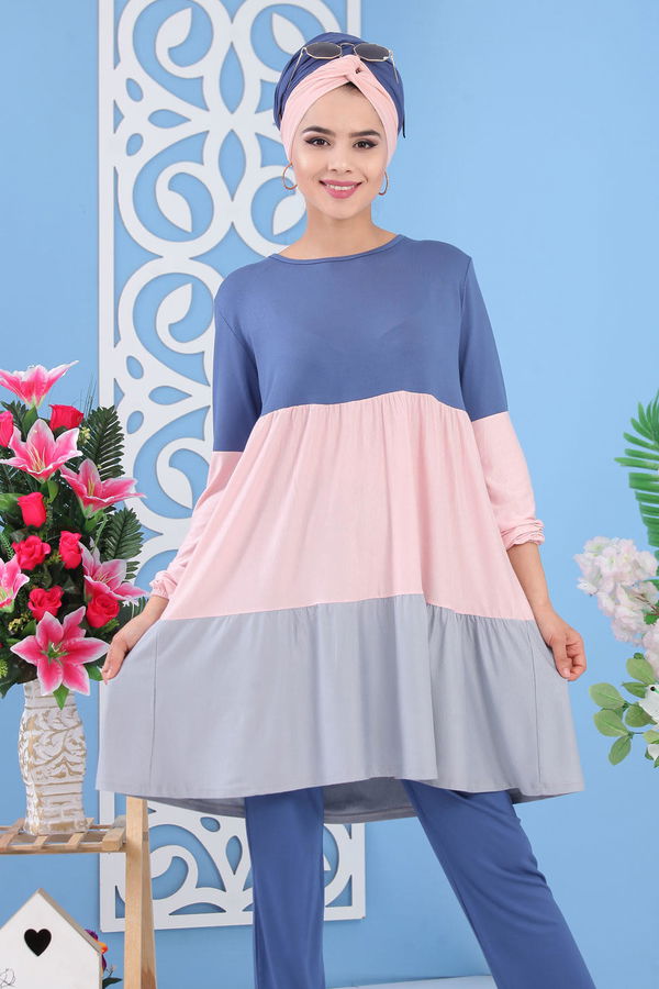 Tunik Pantolon Mavi - 02 7245 Mavi - 7245