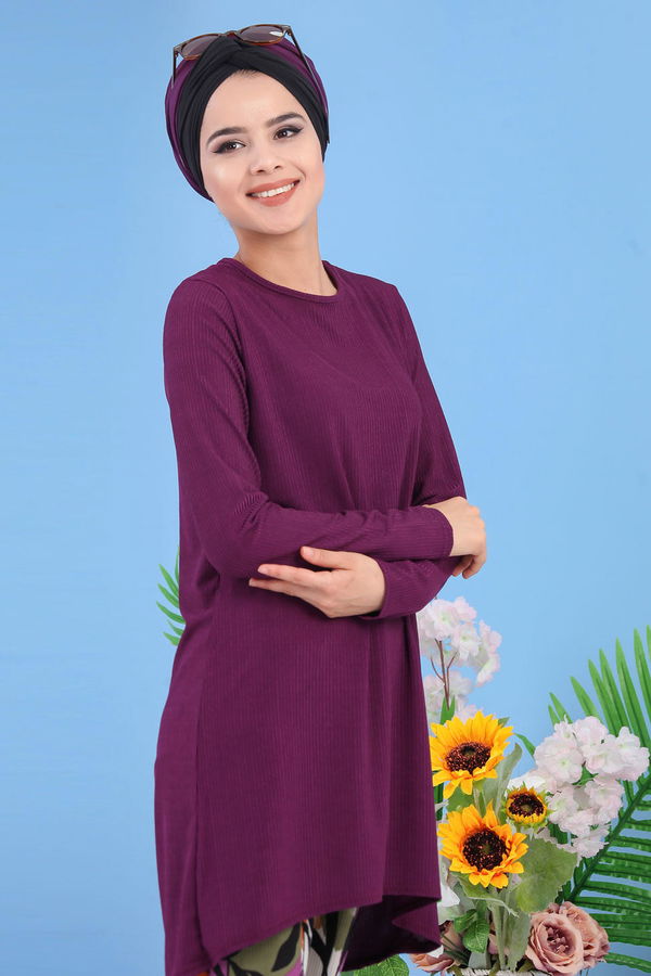 Tunik Pantolon Mor - 02 7251 Mor - 7251