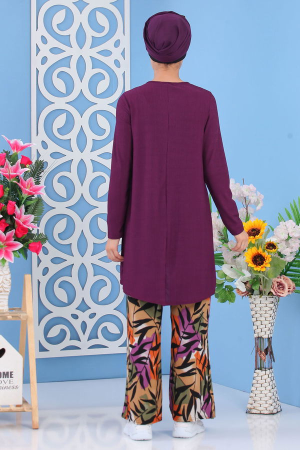 Tunik Pantolon Mor - 02 7251 Mor - 7251