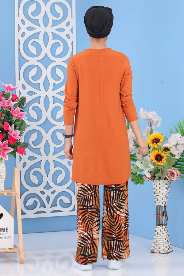 Tunik Pantolon Hardal - 02 7251 Sarı - 7251