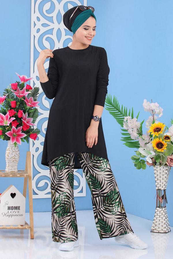 Tunik Pantolon Siyah - 02 7251 Siyah - 7251