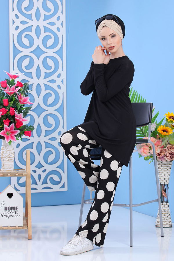 Tunik Pantolon Siyah - 02 7297 Siyah - 7297 SİYAH