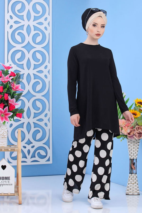 Tunik Pantolon Siyah - 02 7297 Siyah - 7297 SİYAH