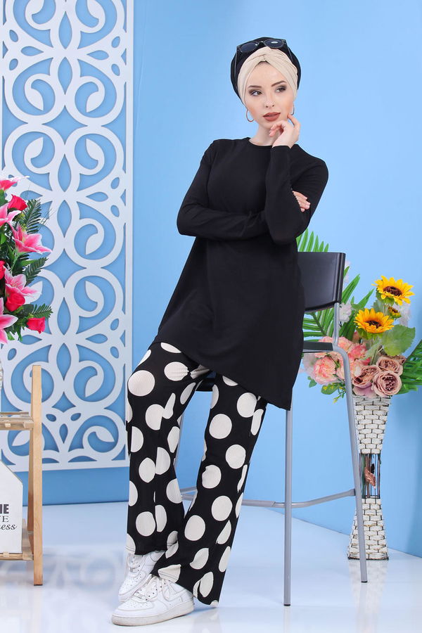Tunik Pantolon Siyah - 02 7297 Siyah - 7297 SİYAH
