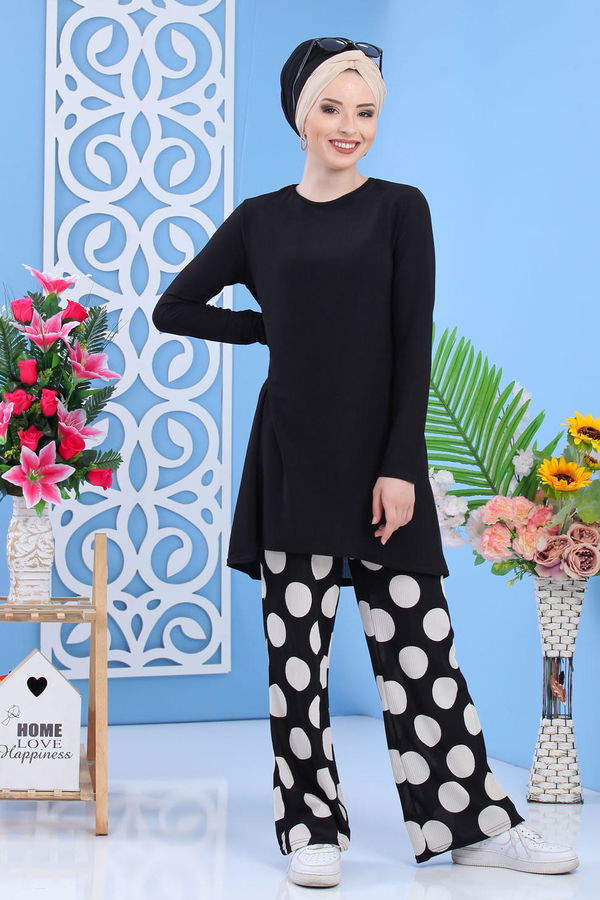 Tunik Pantolon Siyah - 02 7297 Siyah - 7297 SİYAH