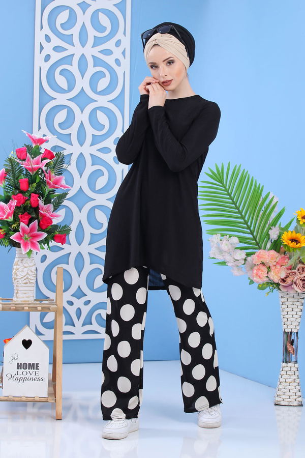 Tunik Pantolon Siyah - 02 7297 Siyah - 7297 SİYAH