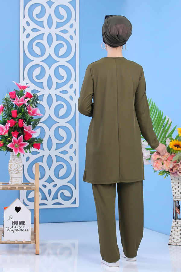 Tunik Pantolon haki - 02 7302 Haki - 7302