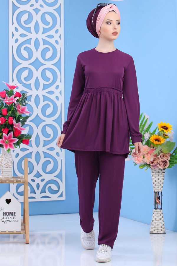 Tunık Pantolon Mor - 02 7304 Mor - 7304