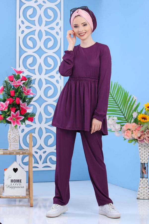 Tunık Pantolon Mor - 02 7304 Mor - 7304