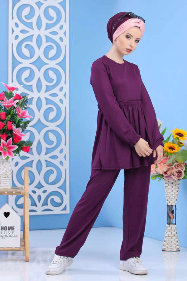 Tunık Pantolon Mor - 02 7304 Mor - 7304
