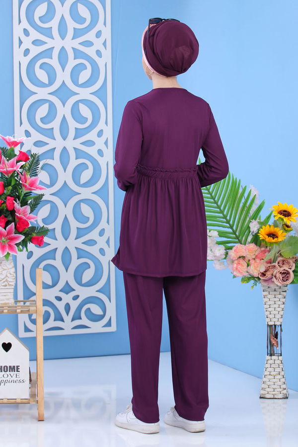 Tunık Pantolon Mor - 02 7304 Mor - 7304