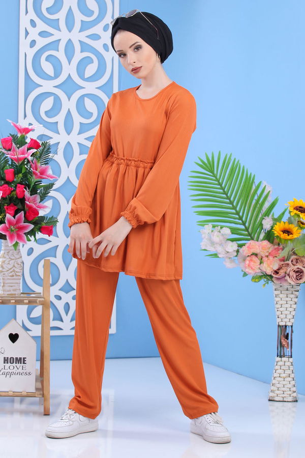 Tunık Pantolon Hardal - 02 7304 Sarı - 7304