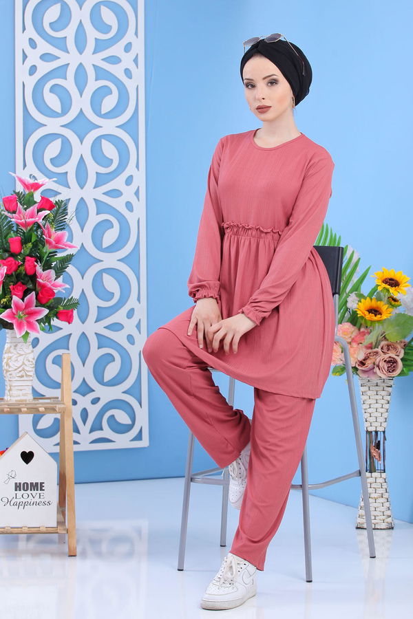 Tunık Pantolon Pudra - 02 7304 Pembe - 7304