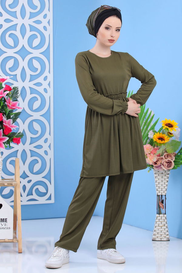 Tunık Pantolon Haki - 02 7304 Haki - 7304