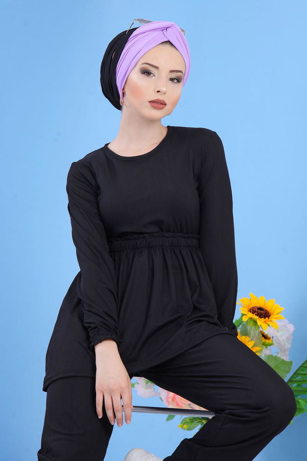 Tunık Pantolon Siyah - 02 7304 Siyah - 7304