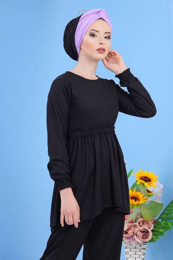Tunık Pantolon Siyah - 02 7304 Siyah - 7304