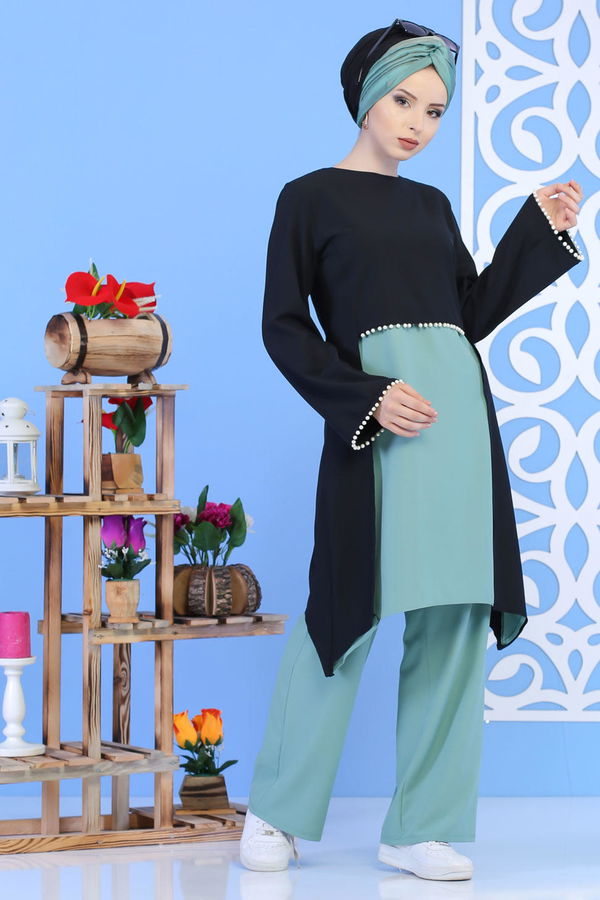 Tunik Pantolon Siyah Çagla - 02 1133 Siyah - 1133