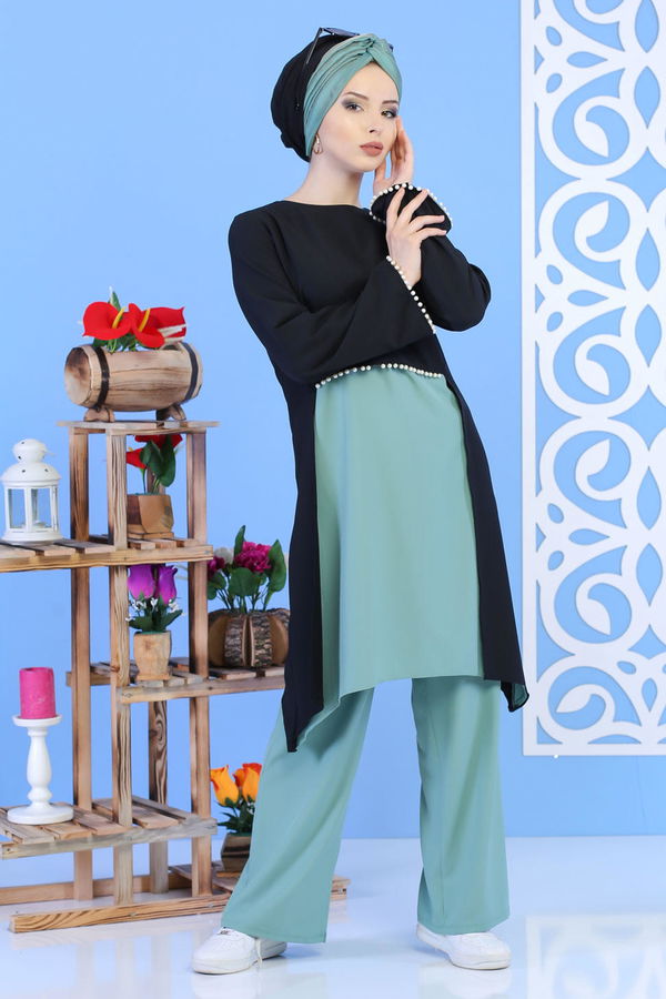 Tunik Pantolon Siyah Çagla - 02 1133 Siyah - 1133