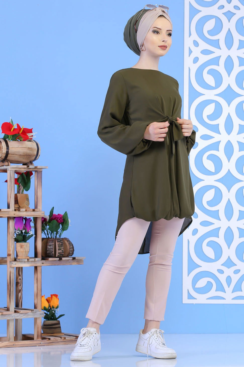 Tunik Pantolon Fuşya Siyah  Fuşya - 1127
