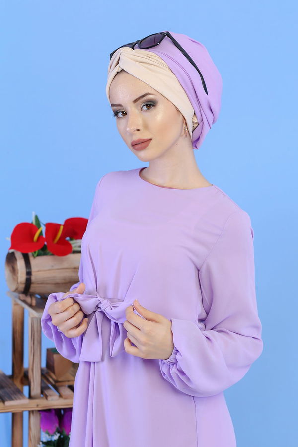 Tunik Pantolon Lila Açık Pudra - 02 1127 Pembe - 1127