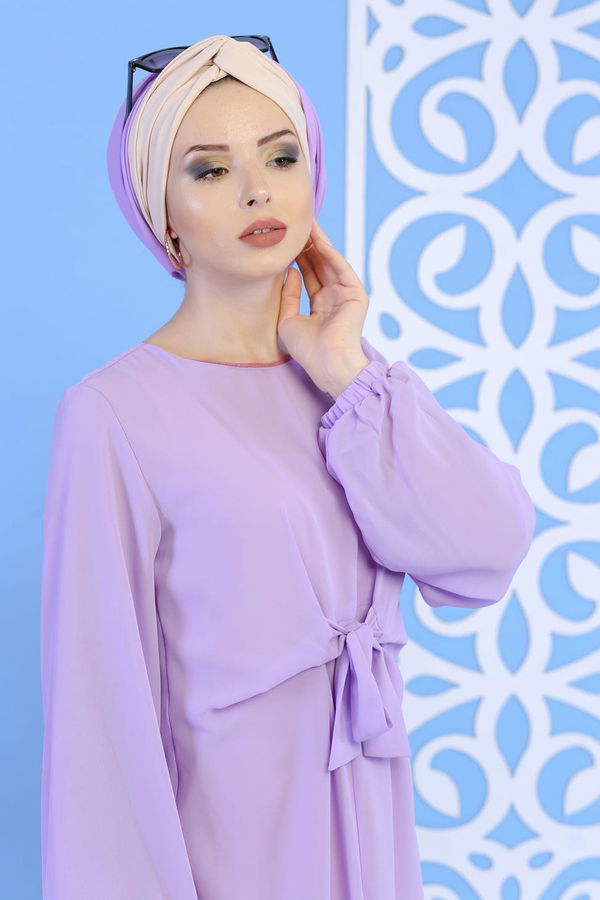 Tunik Pantolon Lila Açık Pudra - 02 1127 Pembe - 1127