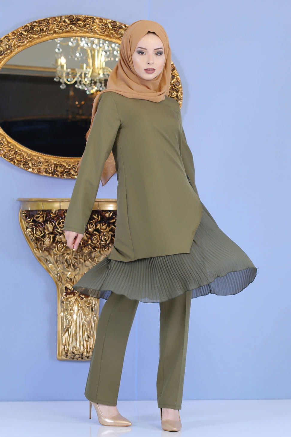 Tunik Pantolon  Haki - 1188