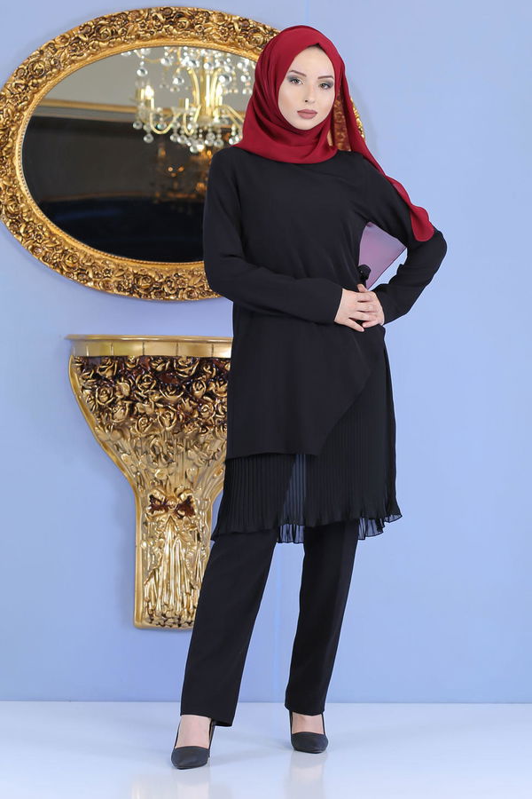 Tunik Pantolon  Siyah - 1188