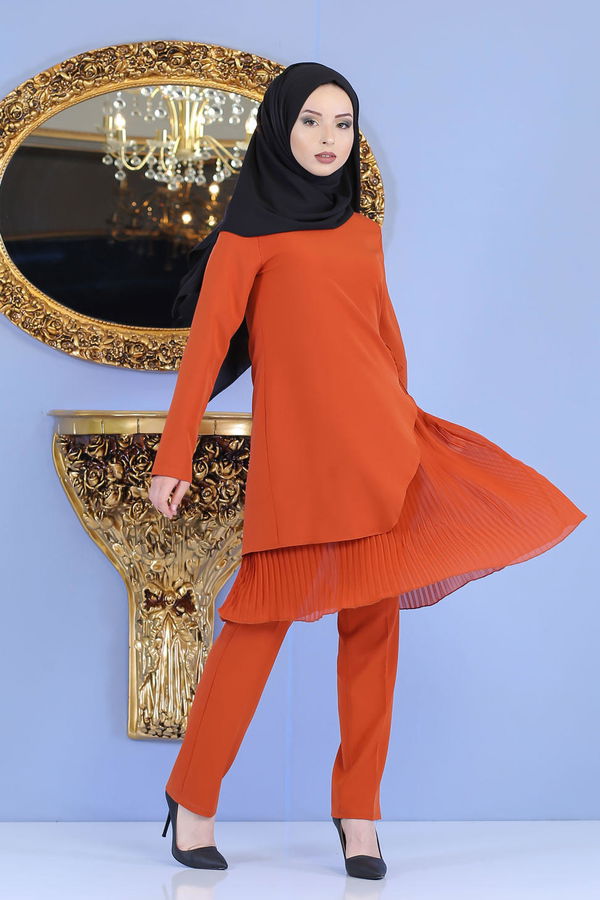 Tunik Pantolon  Kiremit - 1188