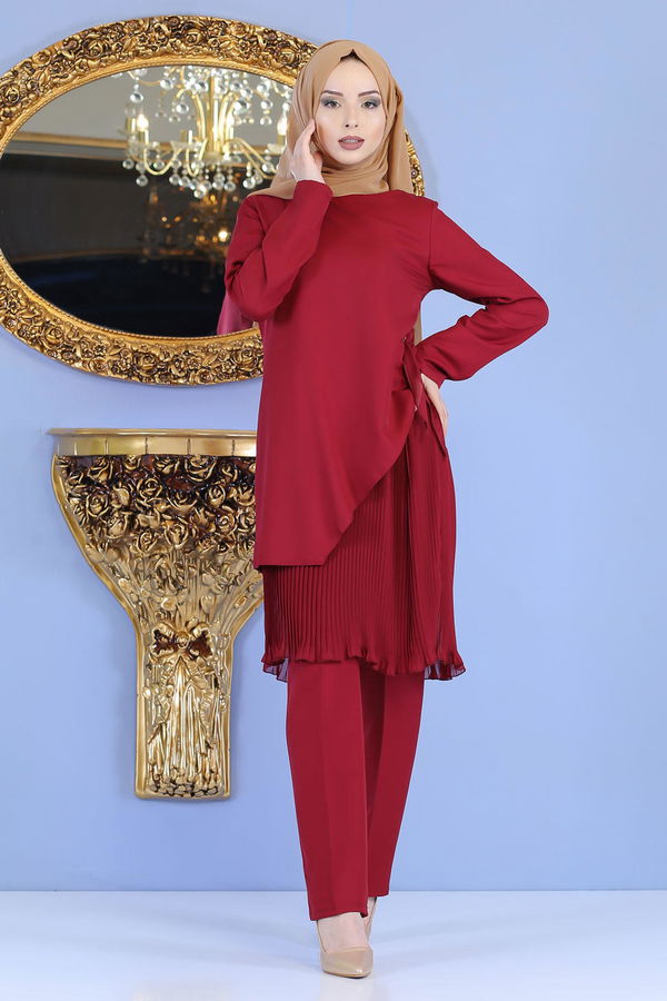 Tunik Pantolon  Bordo - 1188